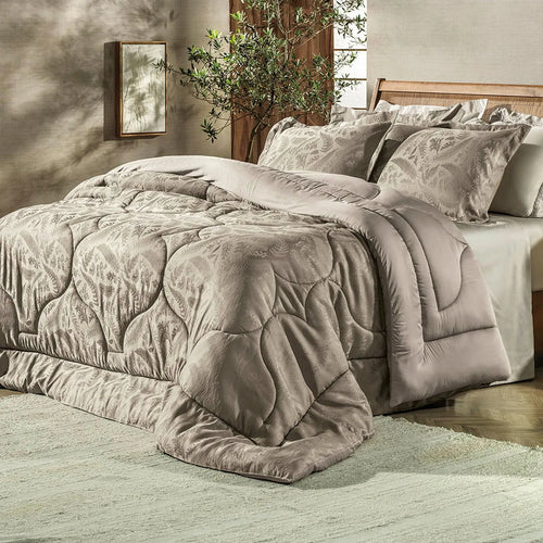 Edredom Casal Altenburg Blend Sense Bambu Vênus – Plush + Jacquard, 250g/m²